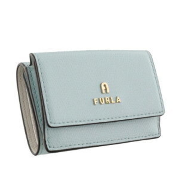 Furla Minty Blue Marshmallow Wallet Tri - Picture 1 of 8